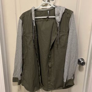 North Face Button Up Hoodie
